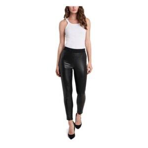 1. State Black Faux Leather Coated Jeggings XS